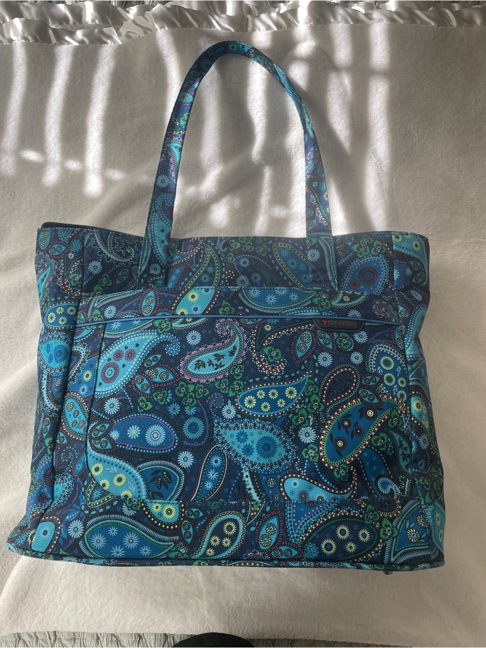 Blue Paisley Tote Bag – Stylish Everyday Carry